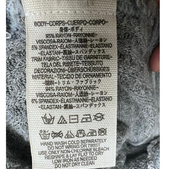 We The Free By Free People Tunic Top Raw Hem Open Tie Back Sz P/S Oversized Boho - Picture 5 of 6